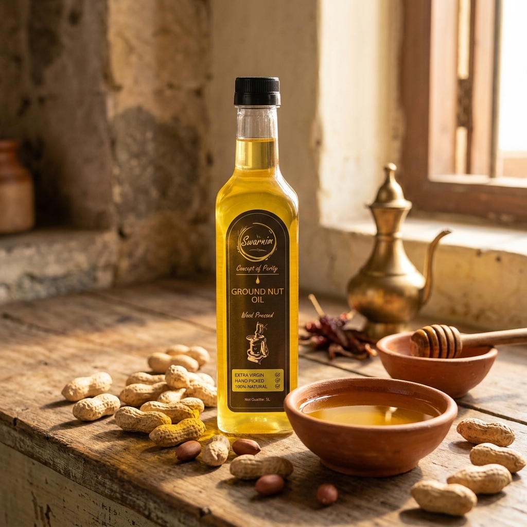Swarnim Wood-Pressed Groundnut Oil